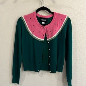 Collectif retro watermelon sweater size S, UK 10